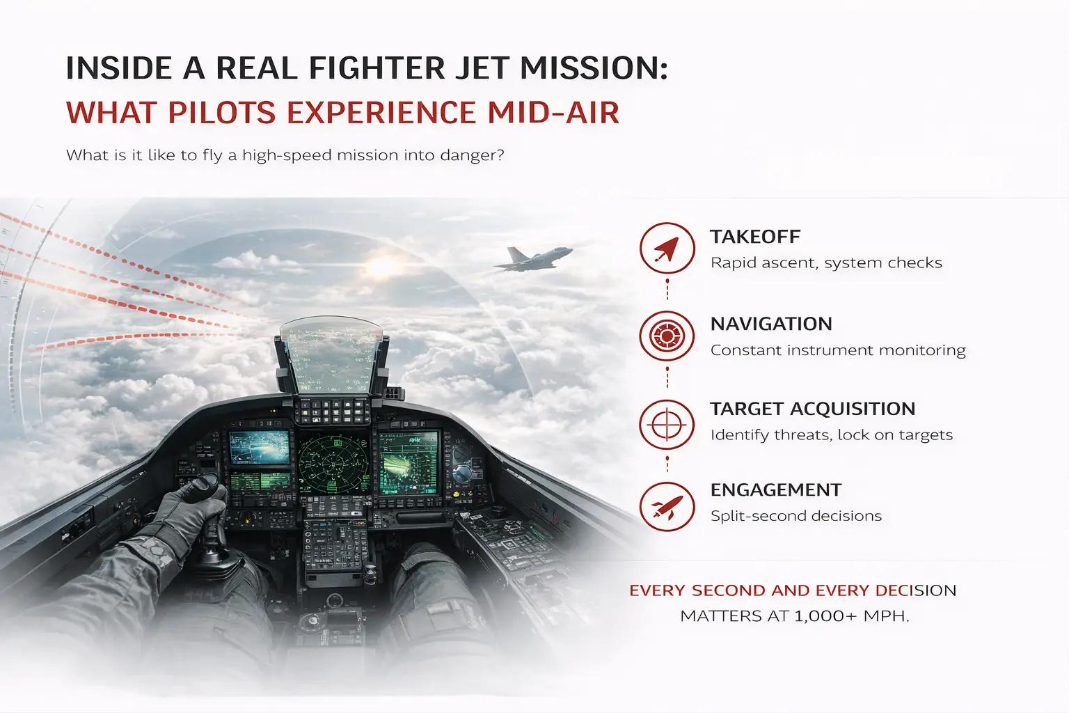 Inside a Real Fighter Jet Mission: What Pilots Experience Mid-Air