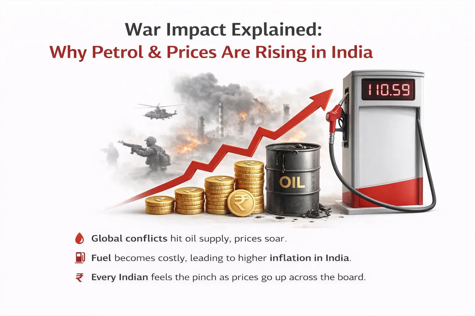War Impact Explained: Why Petrol & Prices Are Rising in India