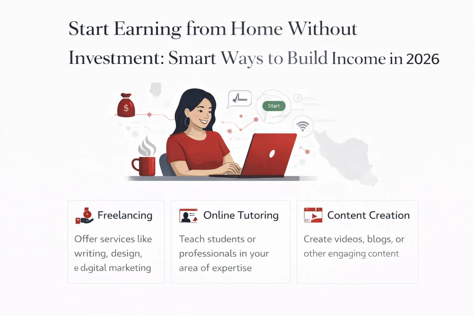 Start Earning from Home Without Investment: Smart Ways to Build Income in 2026