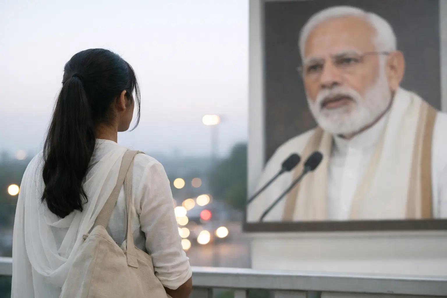 Prime Minister Narendra Modi, in his address to the nation, said that the country is watching how the “desires and dreams of the women have been crushed