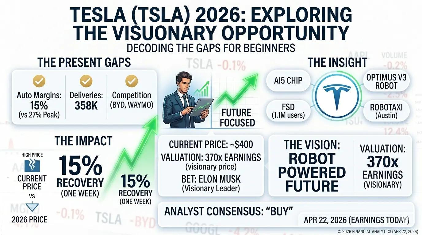 Tesla Stock Up 15% in One Week — But Is This a Real Comeback or Just Hype? (April 2026)