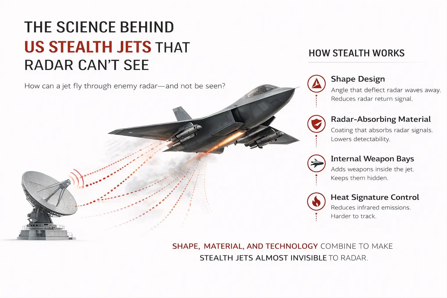 The Science Behind US Stealth Jets That Radar Can’t See