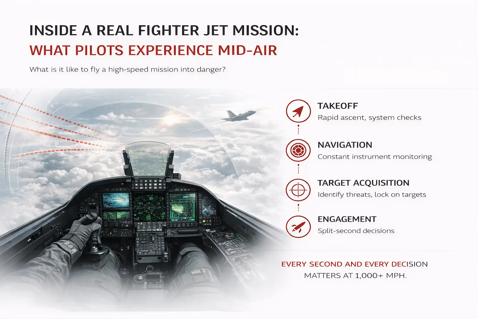 Inside a Real Fighter Jet Mission: What Pilots Experience Mid-Air