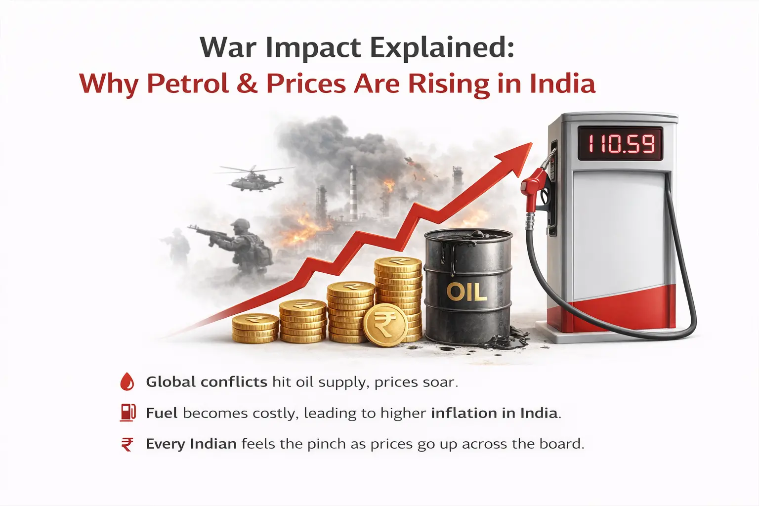 War Impact Explained: Why Petrol & Prices Are Rising in India