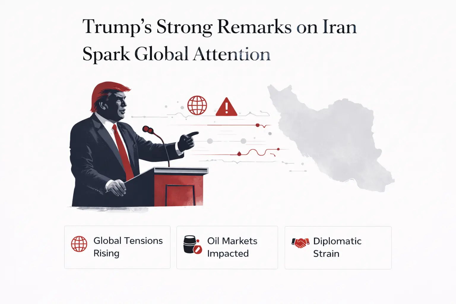 Trump’s Strong Remarks on Iran Spark Global Attention
