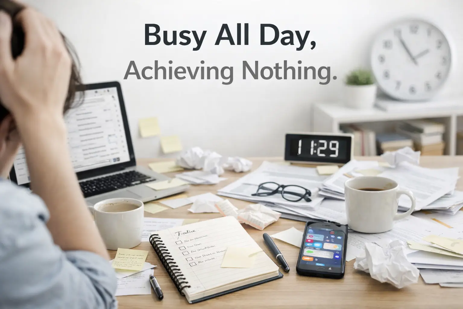 This Is Why You Feel Busy All Day But Achieve Nothing