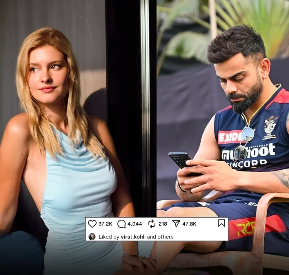 Virat Kohli again likes photo of model and unlikes after people find out, fans blame algorithm