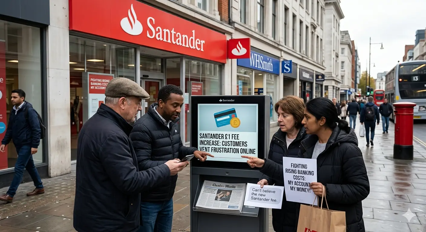 Why Is Santander’s £1 Fee Increase Causing So Much Attention?