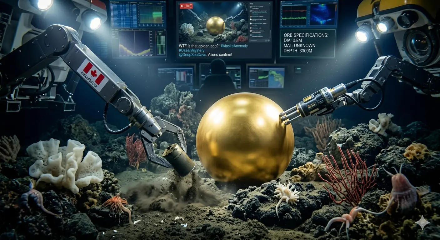 Mystery Golden Orb Found in Alaska Ocean Sparks Questions