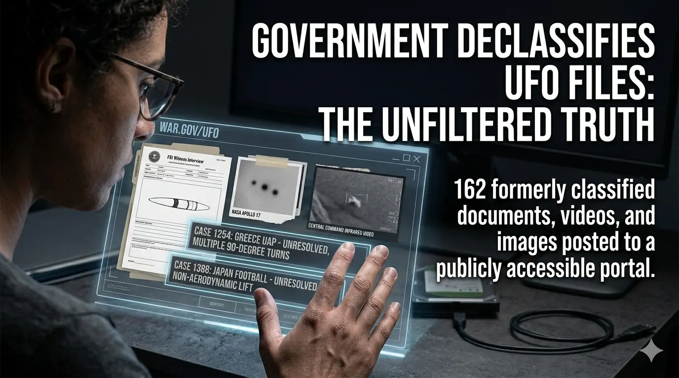 UFO Files Released by Pentagon - What's Actually Inside and Why the Truth Is More Unsettling Than Aliens